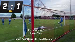 Porthmadog v CardiffAirportFC [upl. by Hymie]