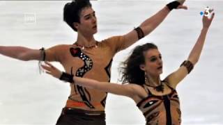 Les premiers pas de Gabriella Papadakis et Guillaume Cizeron [upl. by Clary869]