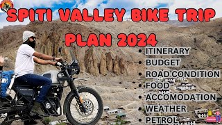 Spiti Valley Road Trip Plan 2024  Itinerary  Food and Accommodation  Petro l Complet Guide [upl. by Ayhdnas505]