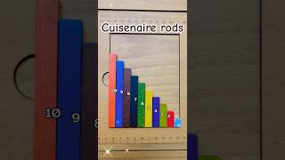 Cuisenaire rods math mathematics cuisenairerods toys education measurement number [upl. by Drofnats597]