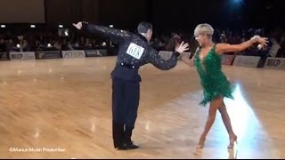 34th Copenhagen Open  GrandSlam Latin  solo Samba  Martino Zanibellato amp Michelle Abildtrup [upl. by Nicolea]