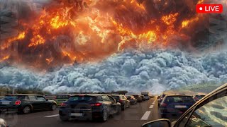 Terrifying Stromboli Volcanos Powerful Eruption Sicilian Town Buried in Deadly Ash and Lava [upl. by Calore335]