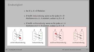 GbI04 Übung 2 Relationen und Abbildungen [upl. by Eelsnia]