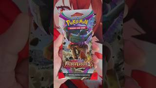 Opening a PALDEAEVOLVED booster 🌞😋 ptcg pokemoncards shorts [upl. by Aelyk140]