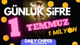 HAMSTER KOMBAT GÜNLÜK ŞİFRE 1 TEMMUZ hamsterkombat hamsterkombatdailycipher hamsters günlük [upl. by Ihsorih116]