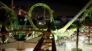 Coast Rider  At Night HD POV  Knotts Berry Farm [upl. by Egedan]