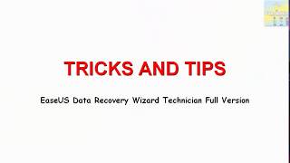 EaseUS Data Recovery Wizard Technician v1190  License Key [upl. by Kreiner569]