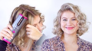 Worlds First WIRELESS AUTOMATED Curling Iron  Milabu [upl. by Nnaarat]