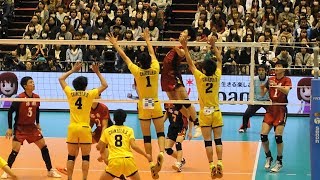 洛南 垂水優芽選手のスーパープレー 春高2018より スパイクampブロック Japan volleyball [upl. by Taggart]