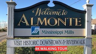 Almonte Ontario Canada 4K Walking Tour  Beautiful Town near Ottawa  4K Walking Tours [upl. by Woody]