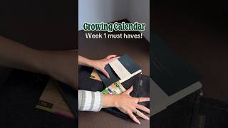 Growing Calendar Must Haves for Week 1 Germination 🌱 ASMR [upl. by Casilda]