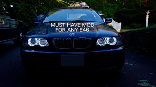 BMW e46 ANGEL EYE UPGRADE [upl. by Tolmann]