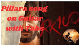 RX100 Pillara song on guitar with tabs [upl. by Eilatan220]