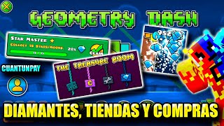 Diamantes Tiendas y Compras en GEOMETRY DASH [upl. by Nymrak]