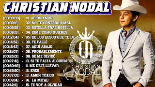 Christian Nodal Grandes Exitos Enganchados  Lo Mejor Canciones 2024  Mix Éxitos Tendencia [upl. by Eatnuhs]