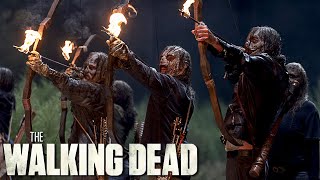 The Whisperers Attack Hilltop In The Walking Dead Season 10 Episode 11 [upl. by Ativad283]