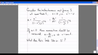 Modern Physics Lecture 12 Relativistic Kinematics Energy and Momentum [upl. by Mcconaghy]