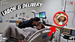 LABOR amp DELIVERY VLOG  OUR FIRST BABY [upl. by Bellaude210]