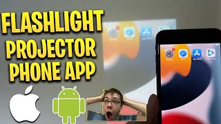 Flashlight Video Projector App Download Tutorial ✔️iOS amp Android Holoflash Download App 2024 [upl. by Aralk125]