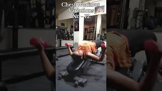 ✅ Chest Workout Variations No  12chestworkout chestday gymworkout decline dumbbellfly shorts [upl. by Hanako]