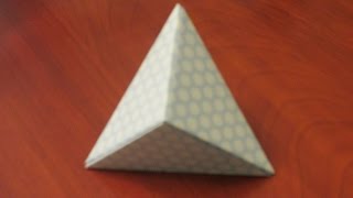 How to make an Origami Hexahedron [upl. by Ahsilad]