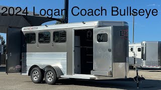 2024 Logan Coach Bullseye 3 Horse Bumper Pull [upl. by Rebecka]