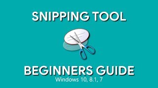 How to Use Snipping Tool Beginners Guide [upl. by Minardi954]