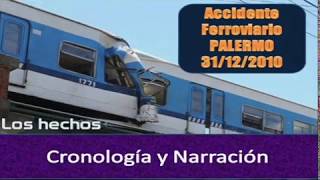 Choque de trenes en Palermo 2010Cronología y Narración [upl. by Pell292]