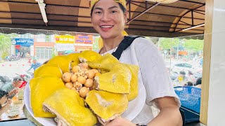 NGA SUMO LÀM ĐIÊN ĐẢO KHI ĂN MÂM GÀ KHỦNG NHẤT CỦA QUÁN BÁN NGÀY HƠN 2000 TÔ [upl. by Meador]