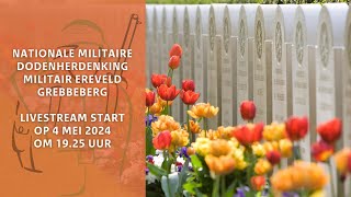 Nationale Militaire Dodenherdenking Militair Ereveld Grebbeberg 4 mei 2024 [upl. by Dlanor]