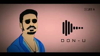 Best love bgm ringtone  donu donu remix  love status  Dhanush  maari [upl. by Odnam579]