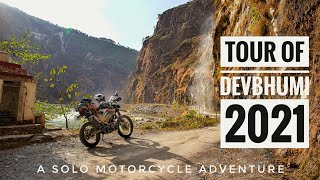 A SOLO MOTORCYCLE ADVENTURE  2021 TOUR OF DEVBHUMI TRAILER  XPULSE200 [upl. by Burnsed324]