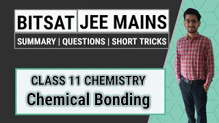 BITSAT 2020 Chemical Bonding 1  Short Notes  Important Questions   How to Score 350 in BITSAT [upl. by Aehsat]