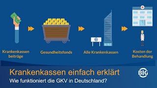 Krankenkasse einfach erklärt  so funktioniert die GKV in Deutschland [upl. by Aihsekyw]