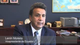 Lenin Moreno sobre su discapacidad [upl. by Cilla]