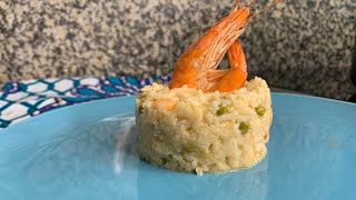 Risotto aux crevettes très facile avec riz basmati [upl. by Enived]