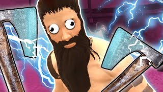 ⚡DOUBLE LIGHTNING HATCHETS VS GLADIATOR PRISONERS  Blade and Sorcery VR HTC Vive PC Gameplay [upl. by Elocn]