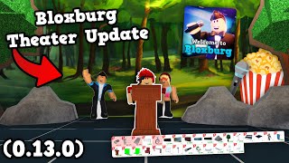 New Theater Update in Bloxburg  Public Neighborhoods And VC 0130 [upl. by Crockett]