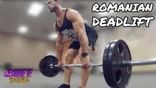 How to Perform Romanian Deadlift  Hamstring Leg Exercise [upl. by Orlena]