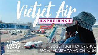 Vietjet Air Flight Jakarta CGK to Ho Chi Minh SGN [upl. by Atrebla]