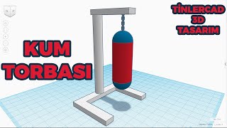 Tinkercad 3D Kum Torbası Tasarımı [upl. by Shererd]