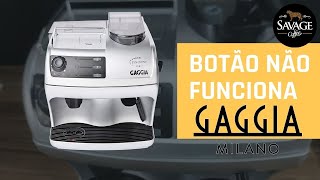 Gaggia Syncrony Logic  Botão não funciona  Savage Coffee [upl. by Ahsasal]