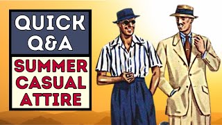 SUMMER CASUAL ATTIRE FOR MEN  PLANTERS DRESS CODE [upl. by Akinert]