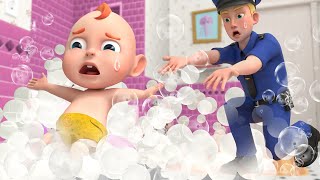 Lets Take a Bath  Fun Bath Time Song  Wheels On the Bus  More Nursery Rhymes  Rosoo Songs [upl. by Yssep]