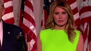 When Melania met Ivanka onstage at the RNC [upl. by Magulac]