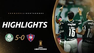 PALMEIRAS 5 X 0 CERRO PORTEÑO  MELHORES MOMENTOS  CONMEBOL LIBERTADORES 2022 [upl. by Rafaelia116]