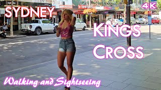 KINGS CROSS SYDNEY CITY 4K Walk Through Tour  AUSTRALIA NSW  Potts Point  Darlinghurst Road [upl. by Droffig968]