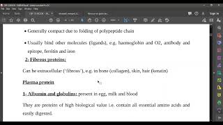 L6 Classification of Proteins [upl. by Odeen]