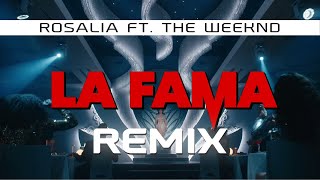 ROSALÍA FtThe Weeknd  La Fama rjmussic Remix [upl. by Suicul]