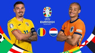 Euro 2024 Romênia vs Holanda em 4K  Oitavas de Final [upl. by Pilif]